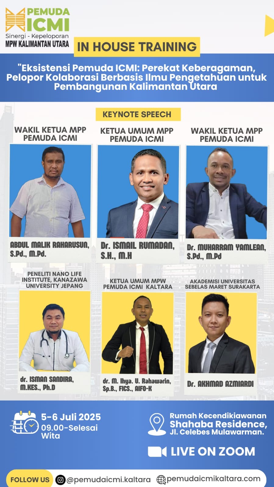 Pemuda ICMI Kaltara Gelar Raker dan Upgrading Akhir Pekan Ini Pemuda ICMI Kaltara Gelar Raker dan Upgrading Akhir Pekan Ini