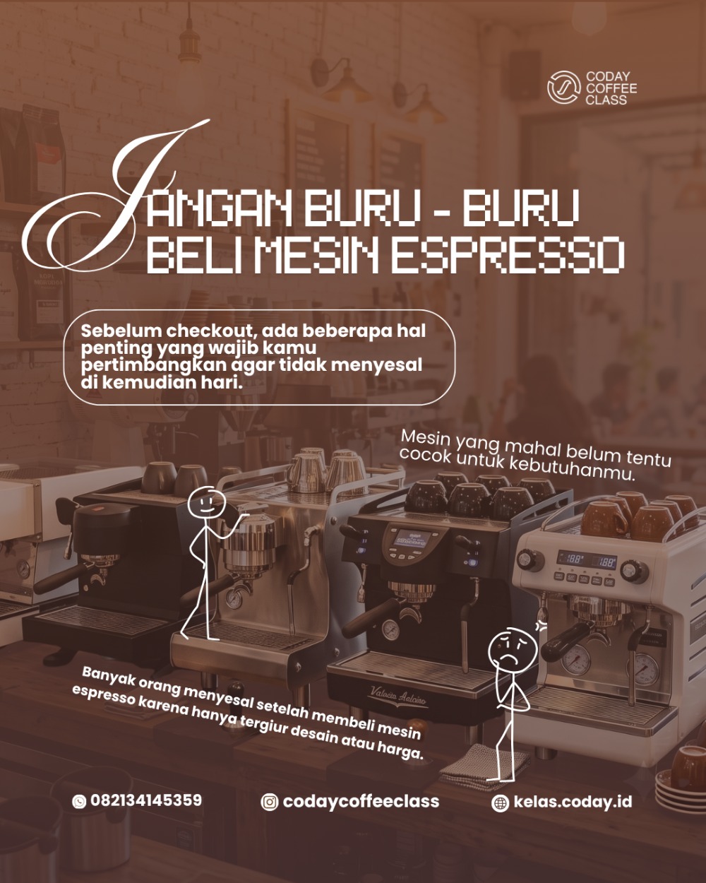 Jangan Buru-Buru Membeli Mesin Espresso ☕ Jangan Buru-Buru Membeli Mesin Espresso ☕