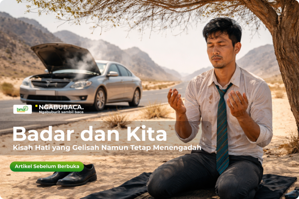 Badar dan Kita, Kisah Hati yang Gelisah Namun Tetap Menegadah. Badar dan Kita, Kisah Hati yang Gelisah Namun Tetap Menegadah.