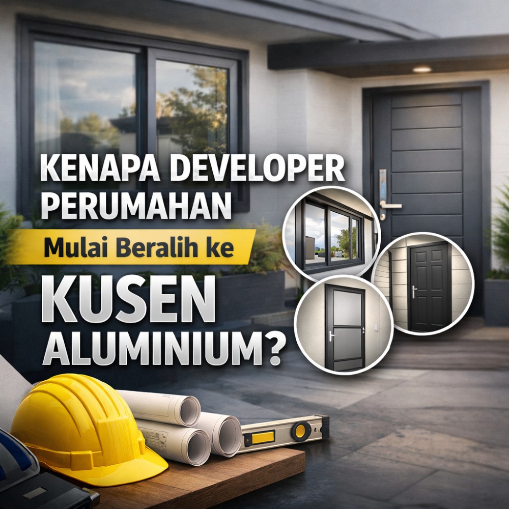 Kenapa Developer Perumahan Mulai Beralih ke Kusen Aluminium? Kenapa Developer Perumahan Mulai Beralih ke Kusen Aluminium?