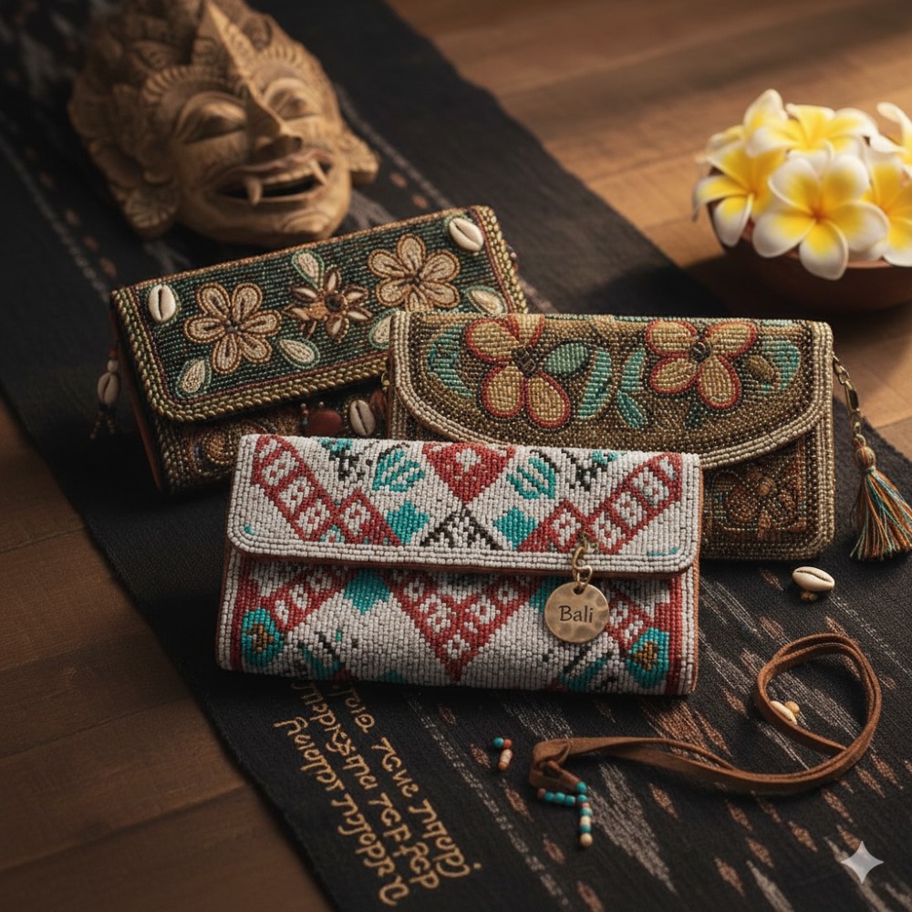 Dompet Kulit dengan Ukiran Khas Dompet Kulit dengan Ukiran Khas