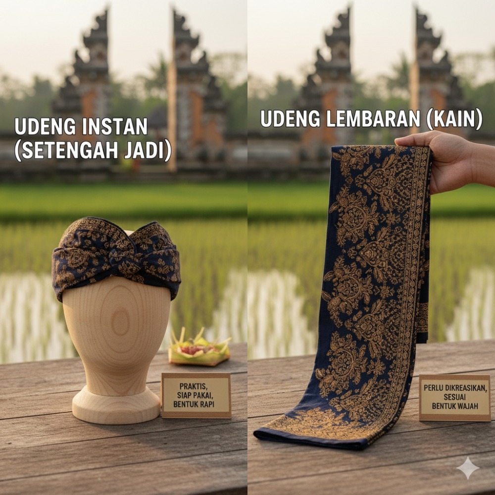 Udeng Instan dan Udeng Lembaran Udeng Instan dan Udeng Lembaran