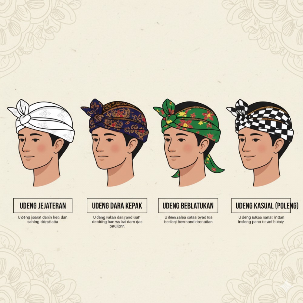 Jenis - Jenis Udeng Bali Jenis - Jenis Udeng Bali