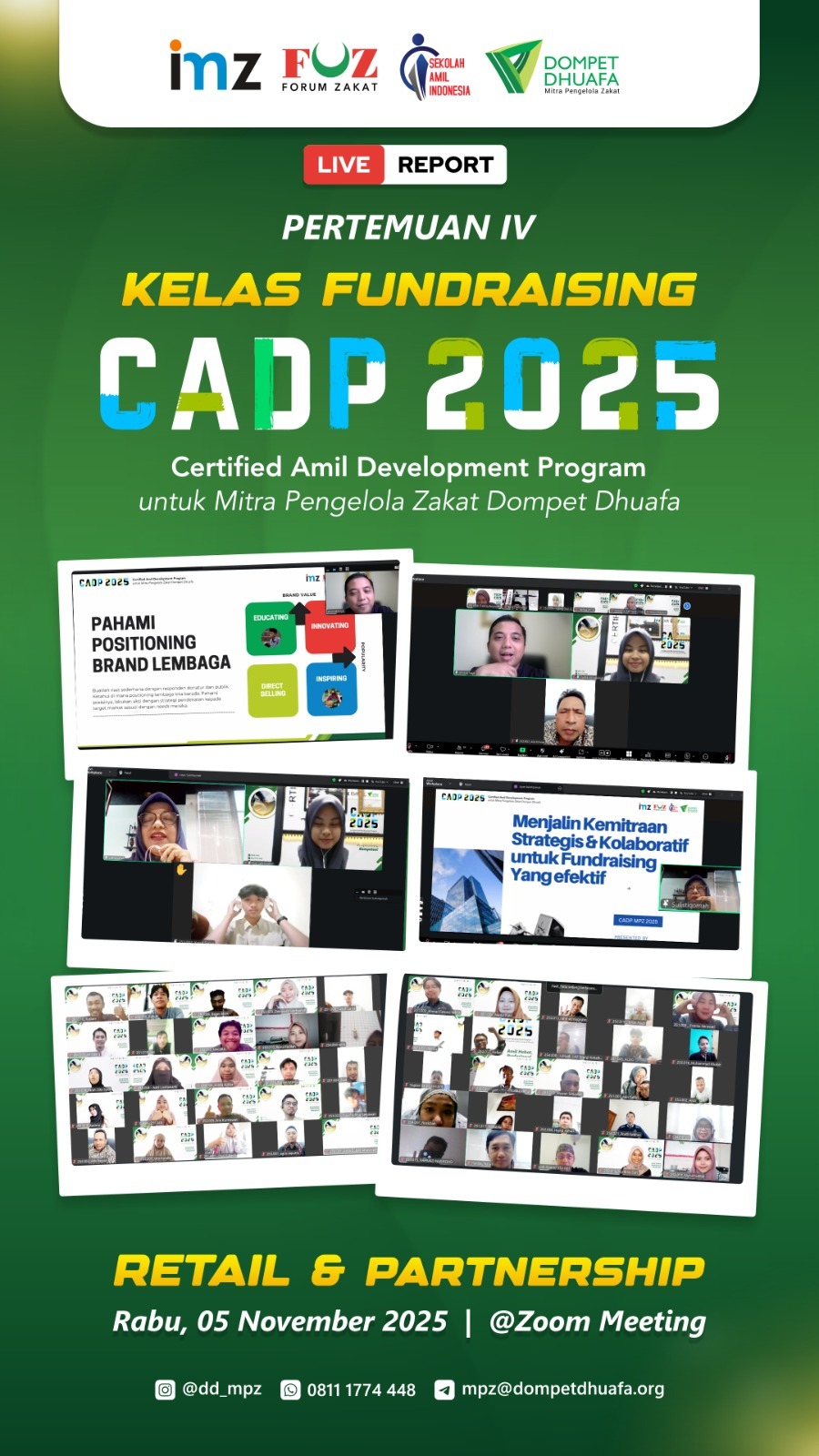 Terus Aktif Belajar! Pengurus Almarhamah Ditempa Membangun Ekosistem Fundraising Kolaboratif dan Berdampak Terus Aktif Belajar! Pengurus Almarhamah Ditempa Membangun Ekosistem Fundraising Kolaboratif dan Berdampak