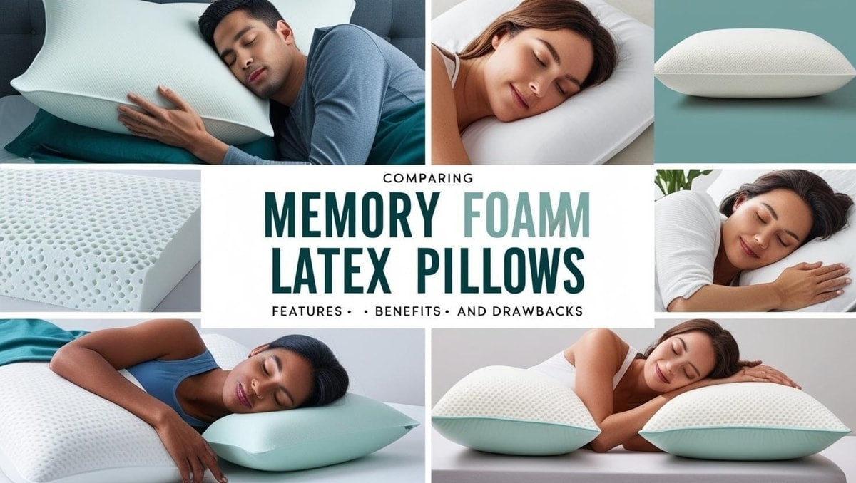 Bantal Memory Foam vs Latex: Mana yang Lebih Cocok untuk Anda? Bantal Memory Foam vs Latex: Mana yang Lebih Cocok untuk Anda?
