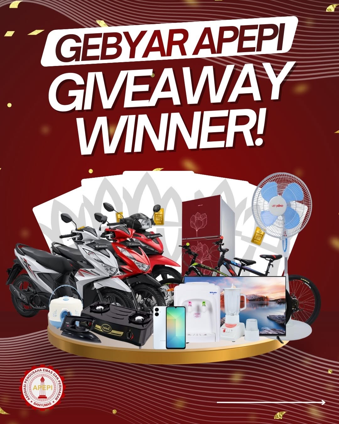 Pengumuman Resmi Pemenang GEBYAR APEPI 2025! Pengumuman Resmi Pemenang GEBYAR APEPI 2025!