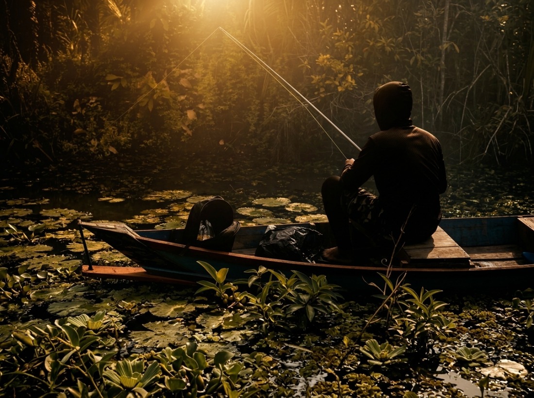 Habitat ikan Gabus dan Toman yang menyukai vegetasi air, kayu tumbang, dan air tenang. Habitat ikan Gabus dan Toman yang menyukai vegetasi air, kayu tumbang, dan air tenang.