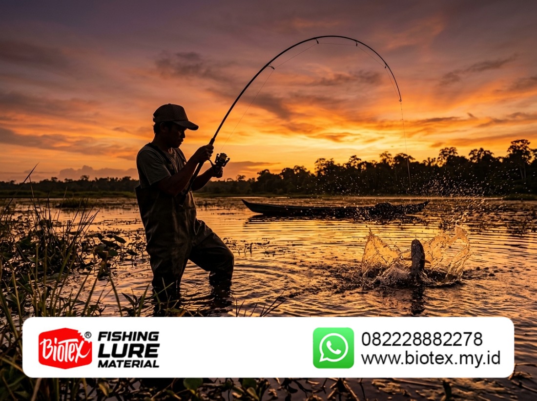 Momen Sore Hari yang juga menjadi waktu favorit memancing Momen Sore Hari yang juga menjadi waktu favorit memancing
