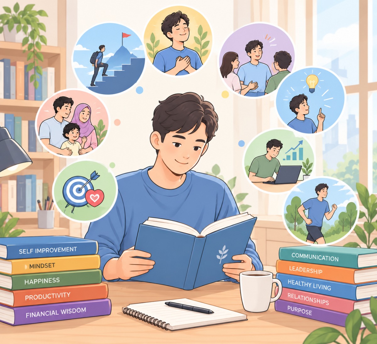 10 Buku Pengembangan Diri yang Wajib Dibaca untuk Menjadi Pribadi Lebih Baik 10 Buku Pengembangan Diri yang Wajib Dibaca untuk Menjadi Pribadi Lebih Baik