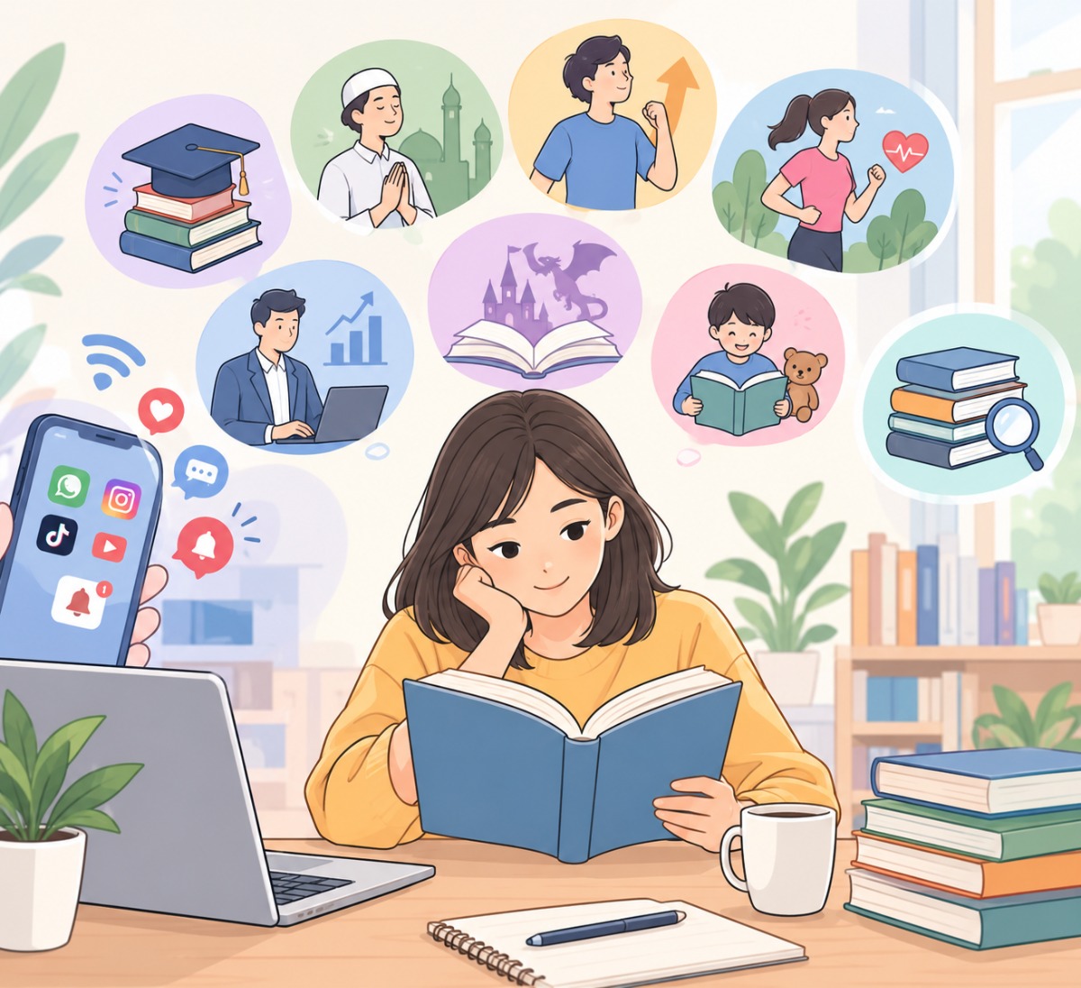 10 Alasan Membaca Buku Masih Penting di Era Digital 10 Alasan Membaca Buku Masih Penting di Era Digital