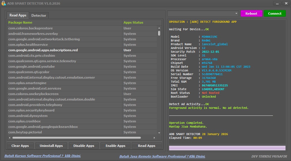 Teknisi Musafir Official Teknisi Musafir Official