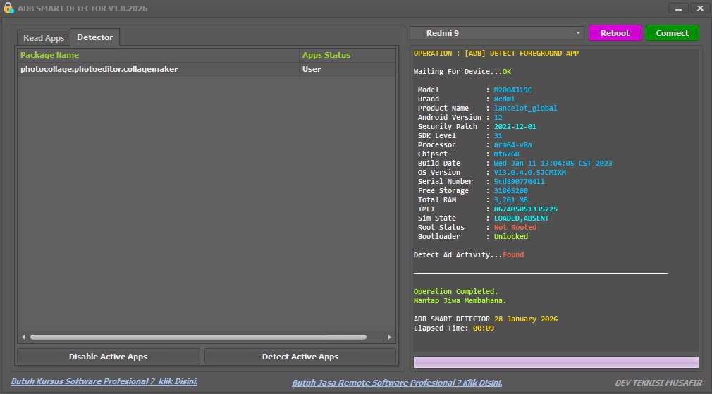 Teknisi Musafir Official Teknisi Musafir Official