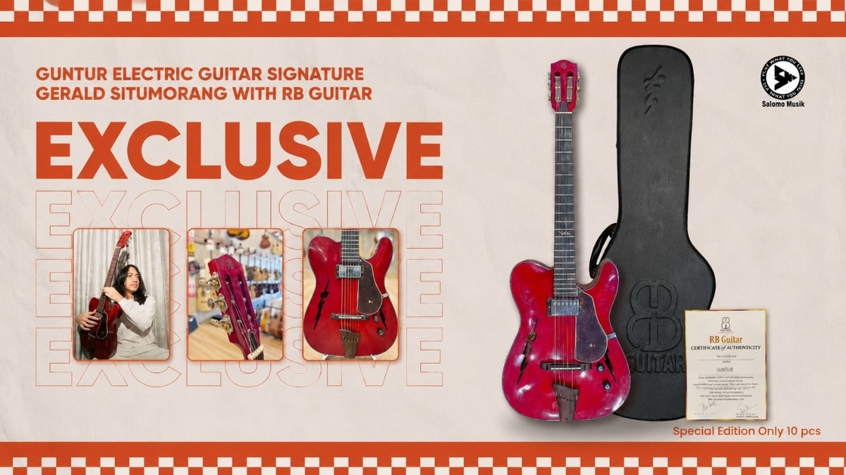 (EKSKLUSIF) Gitar Akustik Elektrik "GUNTUR" Gerald Situmorang Signature by RB Guitar Sudah Tiba. Dapatkan Sekarang, Hanya di Salomo Musik. (EKSKLUSIF) Gitar Akustik Elektrik "GUNTUR" Gerald Situmorang Signature by RB Guitar Sudah Tiba. Dapatkan Sekarang, Hanya di Salomo Musik.