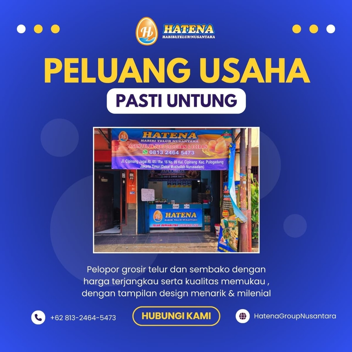 PELUANG USAHA HATENA , PASTI UNTUNG ! PELUANG USAHA HATENA , PASTI UNTUNG !
