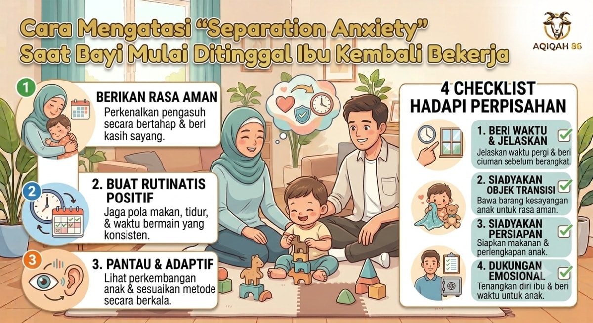 Cara Mengatasi "Separation Anxiety" Saat Bayi Mulai Ditinggal Ibu Kembali Bekerja Cara Mengatasi "Separation Anxiety" Saat Bayi Mulai Ditinggal Ibu Kembali Bekerja