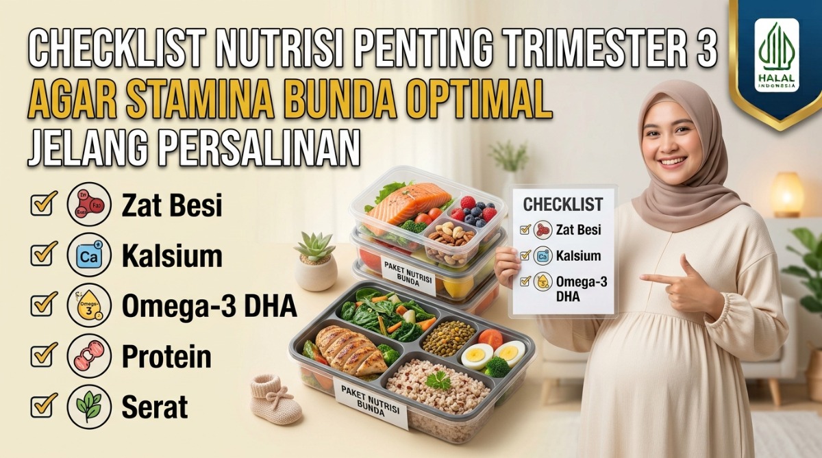 Checklist Nutrisi Penting Trimester 3 Agar Stamina Bunda Optimal Jelang Persalinan Checklist Nutrisi Penting Trimester 3 Agar Stamina Bunda Optimal Jelang Persalinan