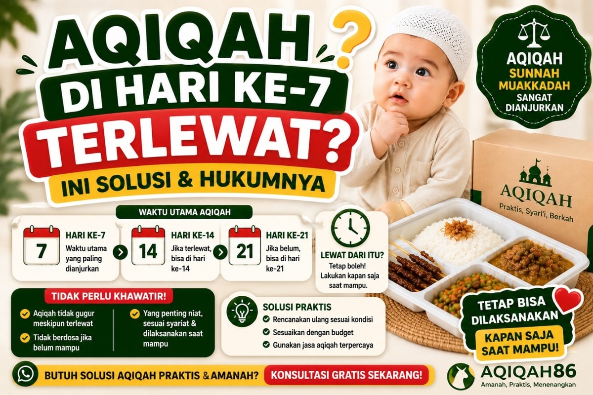 Aqiqah di Hari ke-7 Terlewat? Ini Solusi & Hukumnya Aqiqah di Hari ke-7 Terlewat? Ini Solusi & Hukumnya