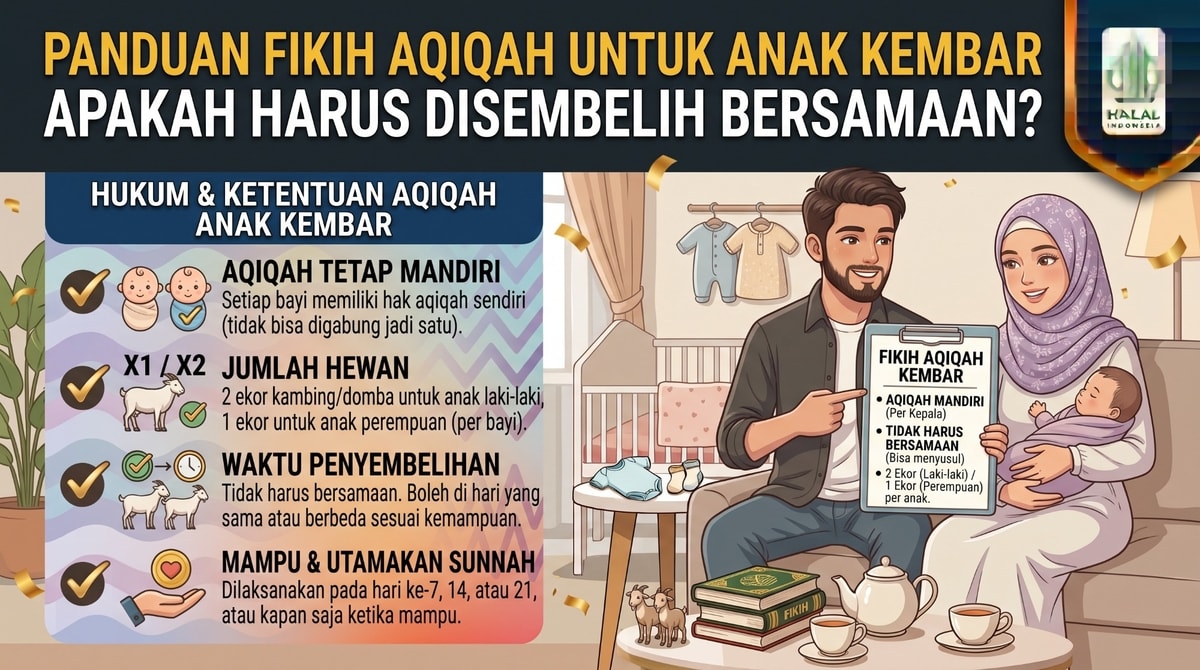 Panduan Fikih Aqiqah untuk Anak Kembar: Apakah Harus Disembelih Bersamaan? Panduan Fikih Aqiqah untuk Anak Kembar: Apakah Harus Disembelih Bersamaan?