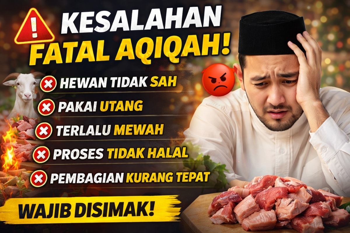 Kesalahan yang Sering Terjadi Saat Aqiqah Kesalahan yang Sering Terjadi Saat Aqiqah