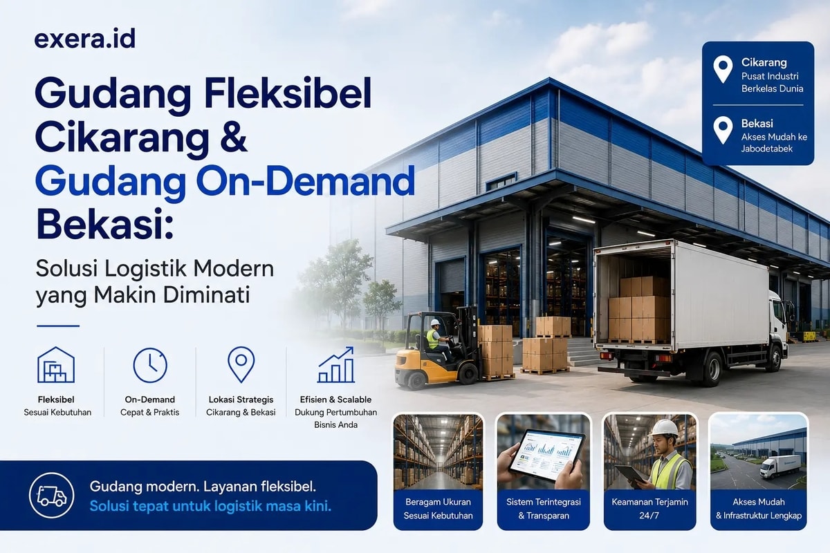 Gudang Fleksibel Cikarang & Gudang On-Demand Bekasi: Solusi Logistik Modern yang Makin Diminati Gudang Fleksibel Cikarang & Gudang On-Demand Bekasi: Solusi Logistik Modern yang Makin Diminati