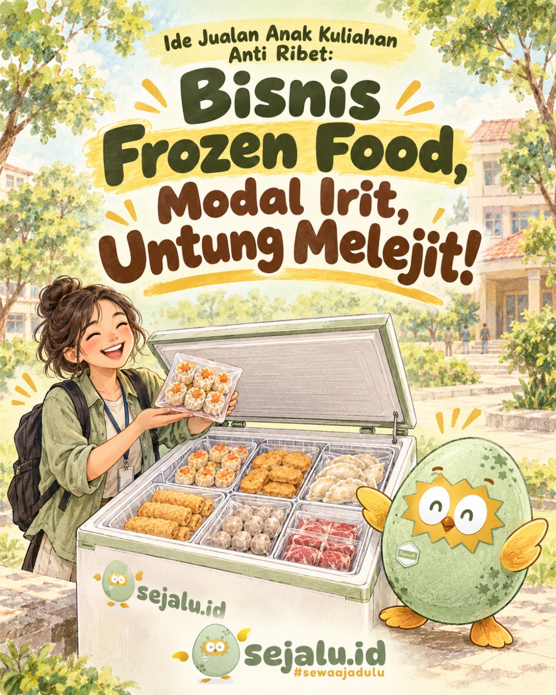 Ide Jualan Anak Kuliahan Anti Ribet: Bisnis Frozen Food, Modal Irit, Untung Melejit! Ide Jualan Anak Kuliahan Anti Ribet: Bisnis Frozen Food, Modal Irit, Untung Melejit!