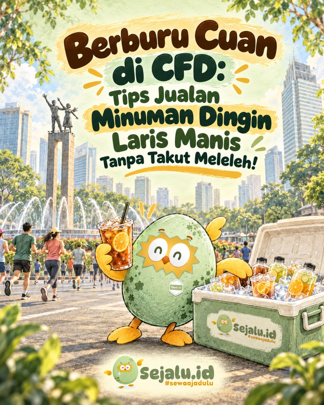 Berburu Cuan di CFD: Tips Jualan Minuman Dingin Laris Manis Tanpa Takut Meleleh! Berburu Cuan di CFD: Tips Jualan Minuman Dingin Laris Manis Tanpa Takut Meleleh!