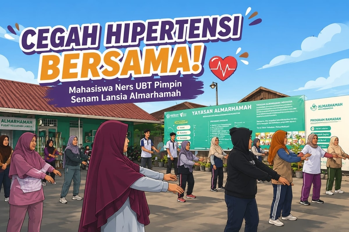 Cegah Hipertensi Bersama! Mahasiswa Ners UBT Pimpin Senam Lansia Almarhamah Cegah Hipertensi Bersama! Mahasiswa Ners UBT Pimpin Senam Lansia Almarhamah