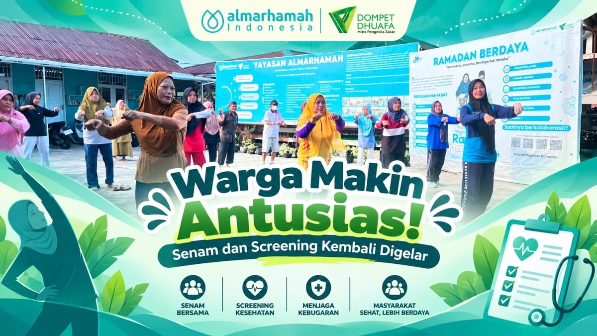 Warga Makin Antusias! Senam dan Screening Kembali Digelar Warga Makin Antusias! Senam dan Screening Kembali Digelar