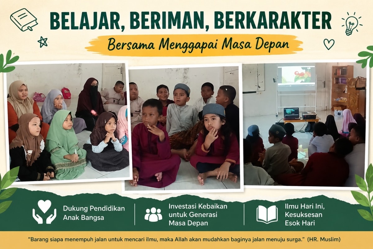 Belajar Jadi Seru! Santri TPQ Nonton Film Edukatif Islami Belajar Jadi Seru! Santri TPQ Nonton Film Edukatif Islami