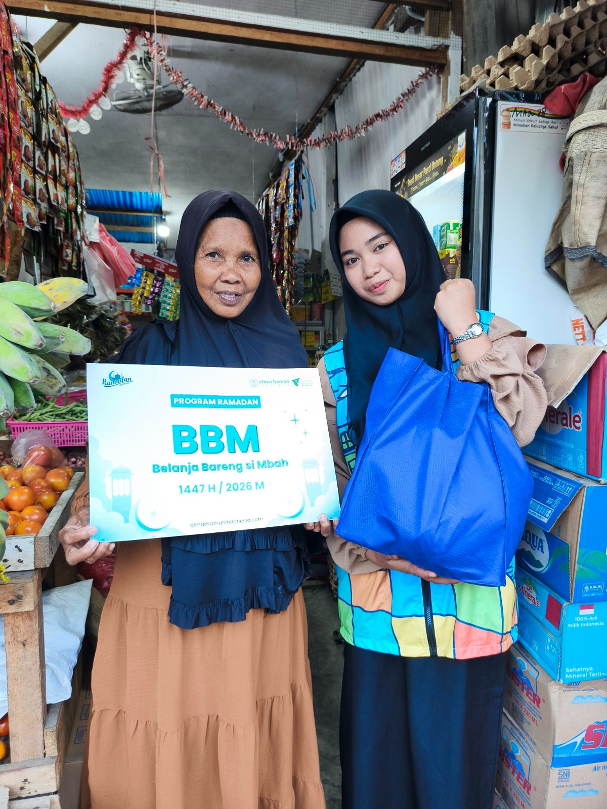 Hasil belanja lanisa binaan almarhamah bersama volunteer Hasil belanja lanisa binaan almarhamah bersama volunteer