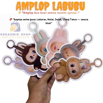 amplop thr lucu labubu 3d amplop thr lucu labubu 3d