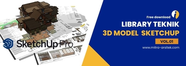 Free Download Library Teknik 3D Model Sketchup