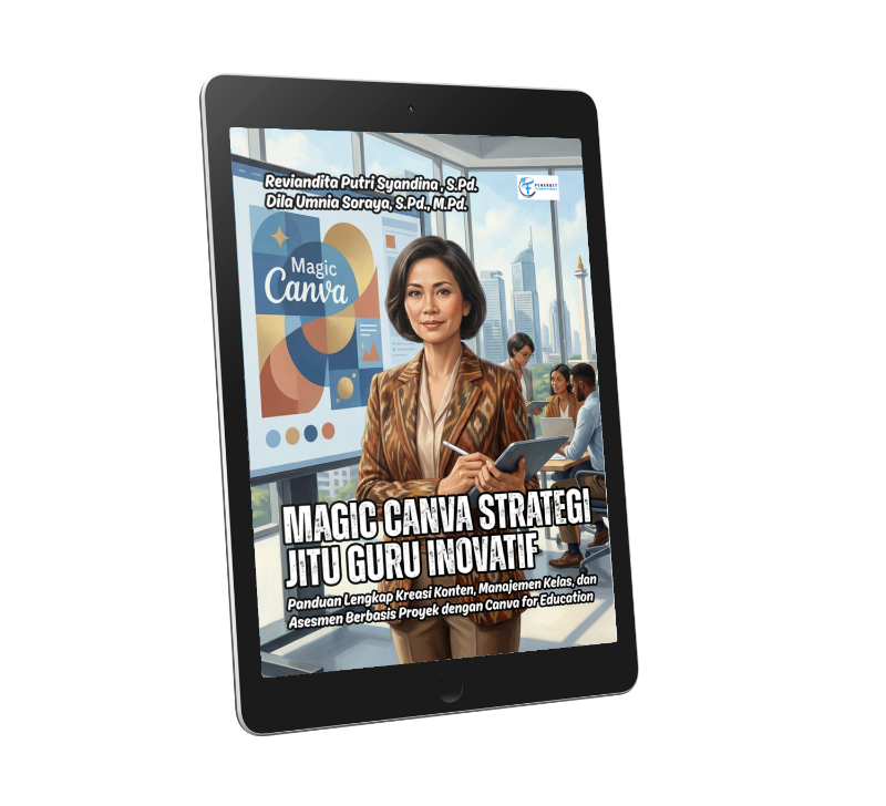 Magic Canva Strategi Jitu Guru Inovatif ; Panduan Lengkap Kreasi Konten, Manajemen Kelas, dan Asesmen Berbasis Proyek dengan Canva for Education | Ebook Magic Canva Strategi Jitu Guru Inovatif ; Panduan Lengkap Kreasi Konten, Manajemen Kelas, dan Asesmen Berbasis Proyek dengan Canva for Education | Ebook
