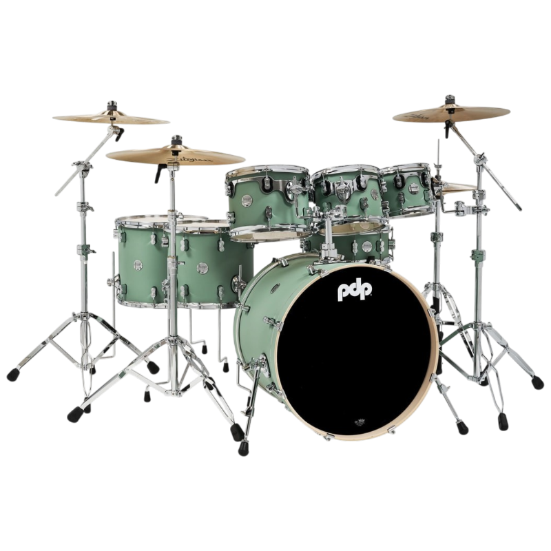 PDP Concept Maple 7pcs Drum Set lengkap dengan hardware, double pedal, drum throne PDP Concept Maple 7pcs Drum Set lengkap dengan hardware, double pedal, drum throne