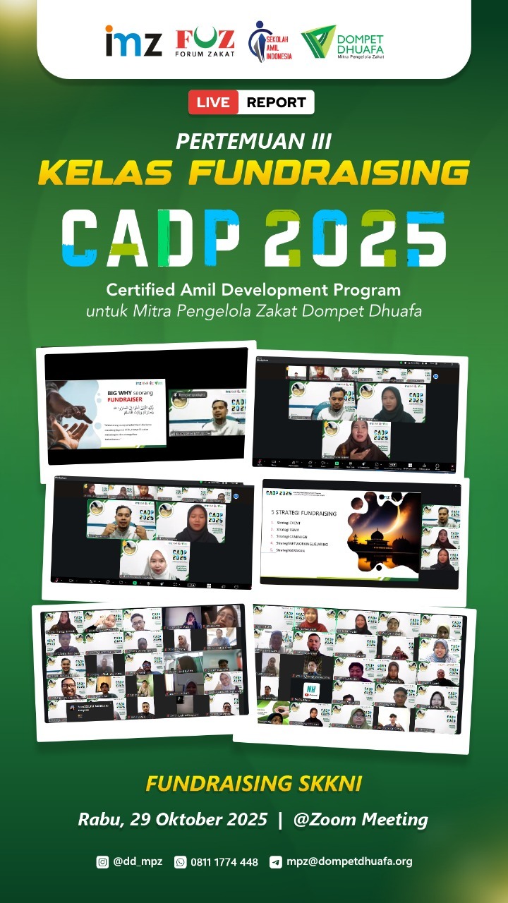 Strategi Penghimpunan Zakat Inovatif: Pengurus Almarhamah Diberi Pembekalan CADP Pekan Ketiga Strategi Penghimpunan Zakat Inovatif: Pengurus Almarhamah Diberi Pembekalan CADP Pekan Ketiga