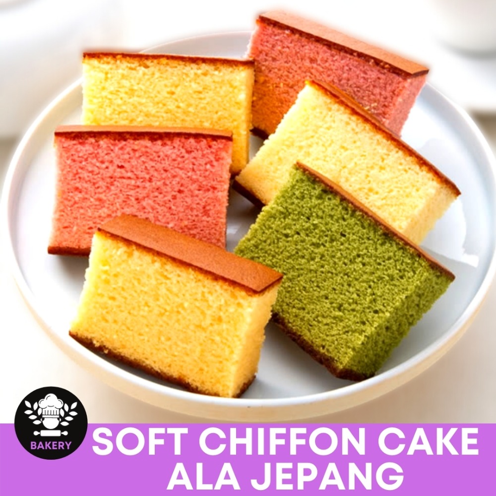 KELAS MASAK ONLINE SOFT CHIFFON CAKE ALA JEPANG