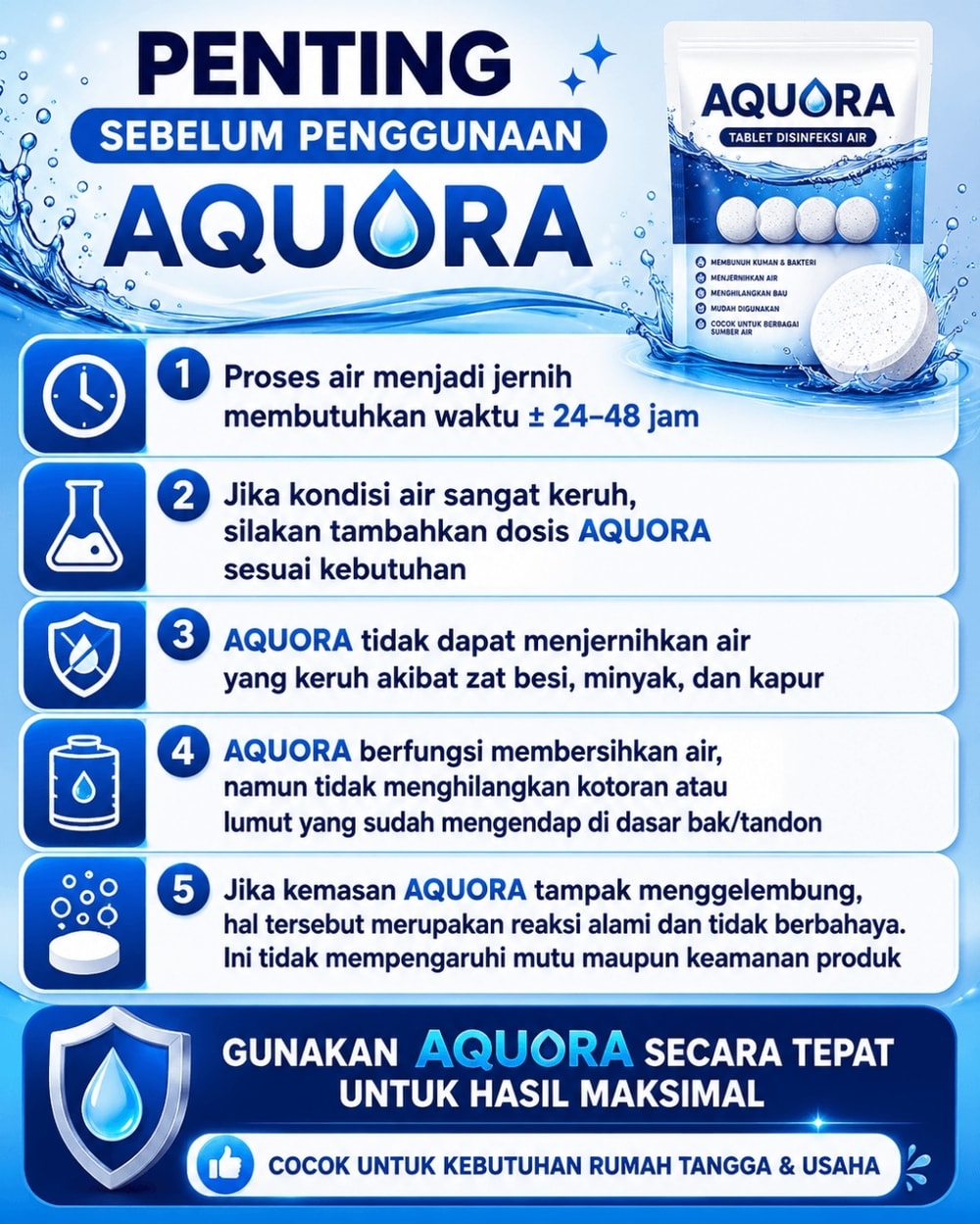 Aquora Tablet Disinfeksi 8