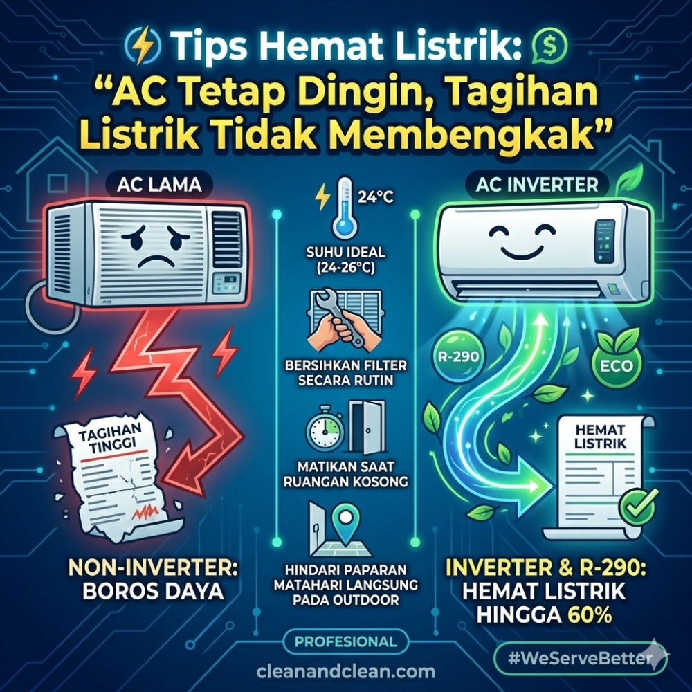 Tips Hemat Listrik: AC Tetap Dingin, Tagihan Listrik Tidak Membengkak