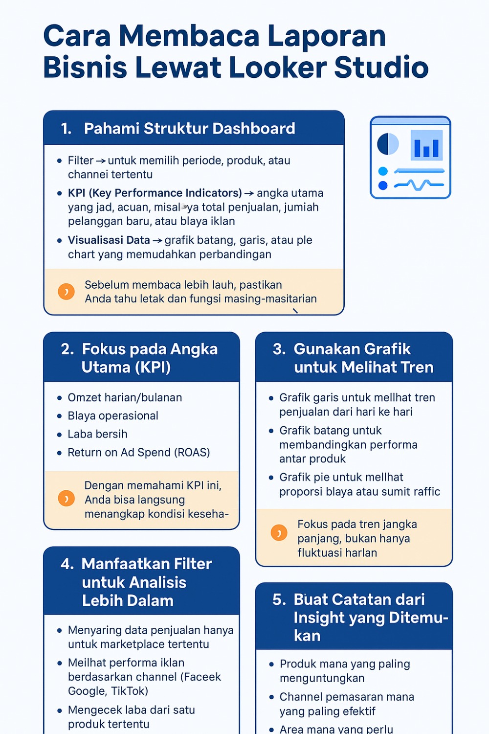 Cara Membaca Laporan Bisnis Lewat Looker Studio