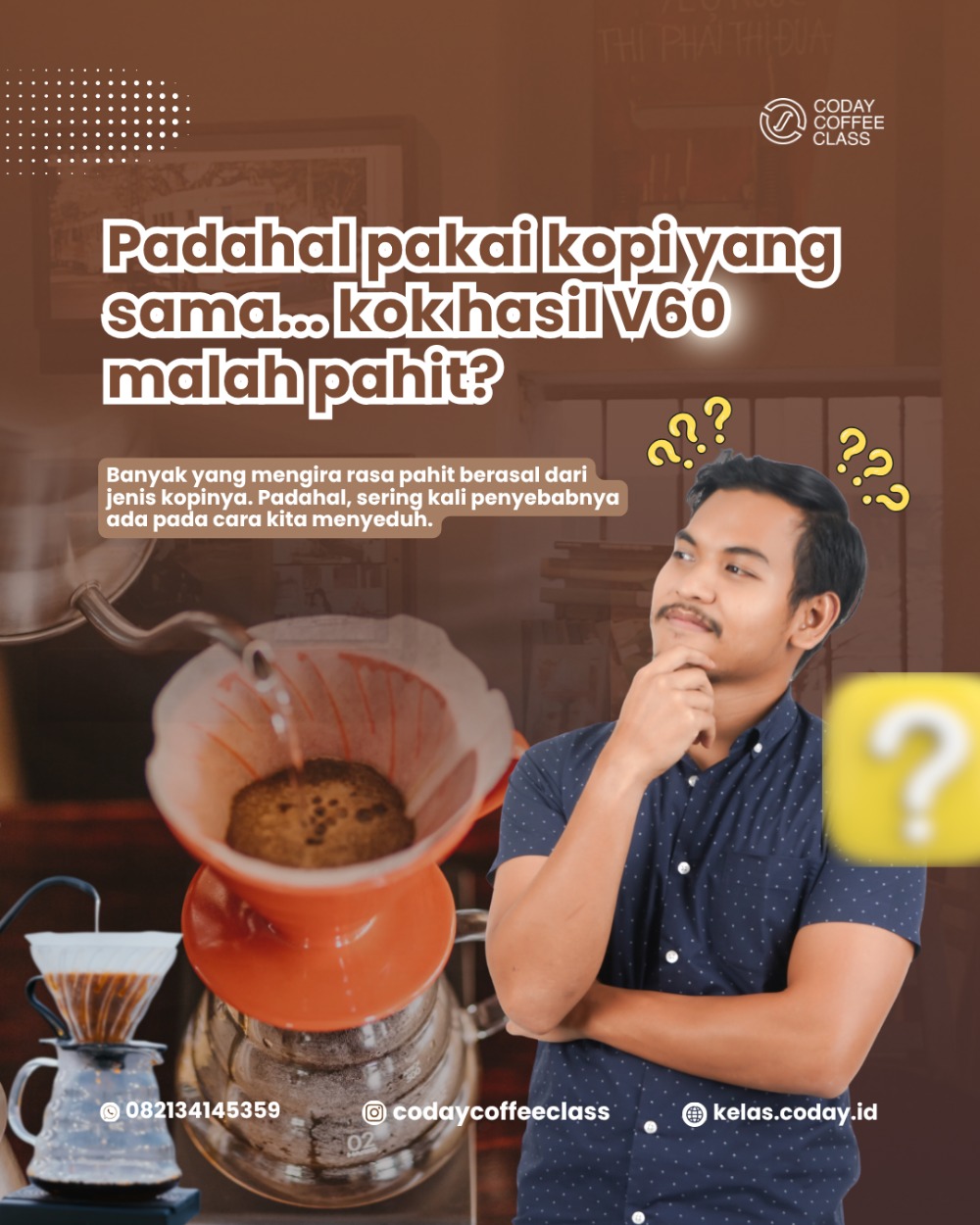 Padahal Pakai Kopi yang Sama, Kok Hasil V60 Malah Pahit?