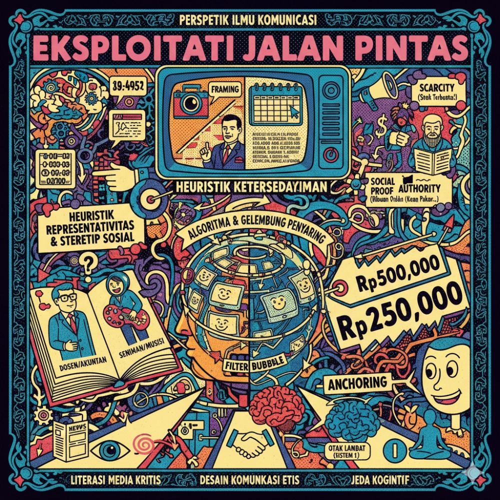 Ilustrasi Eksploitas Jalan Pintas (Gemini)