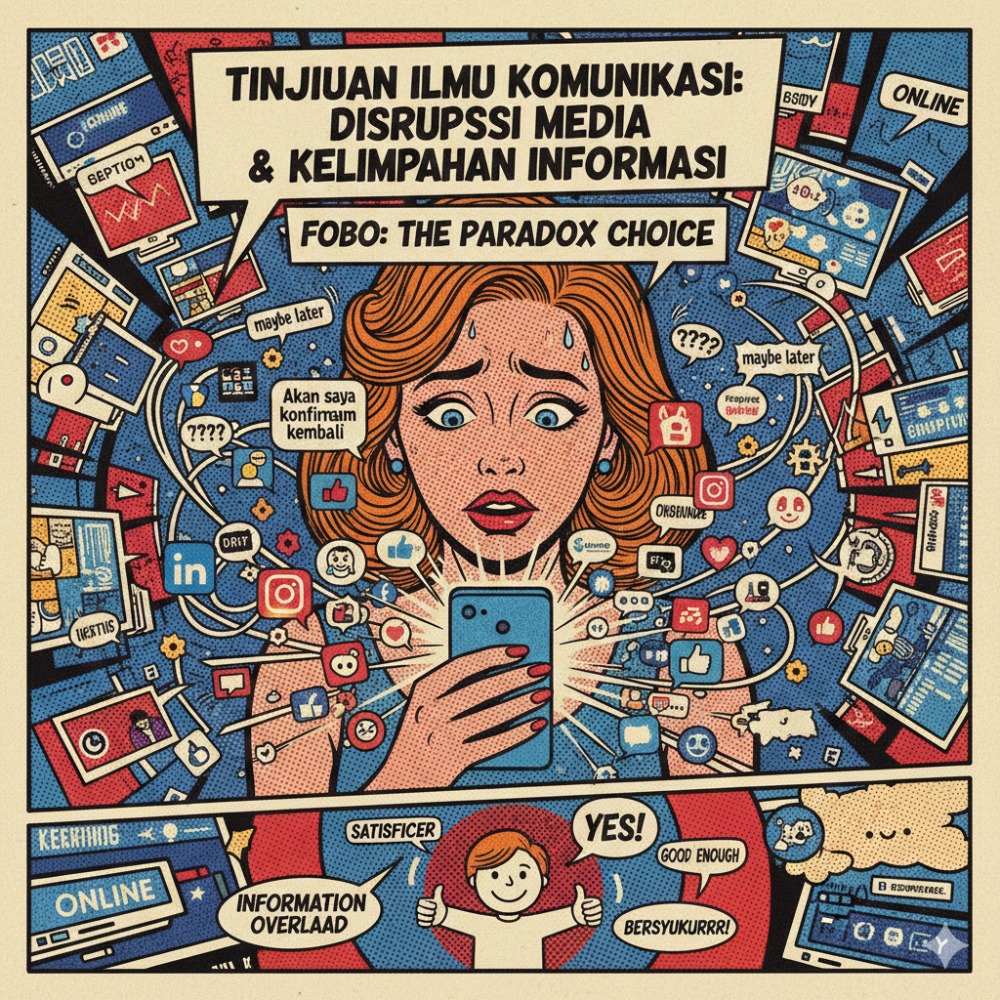 Ilustrasi FOBO (Gemini)