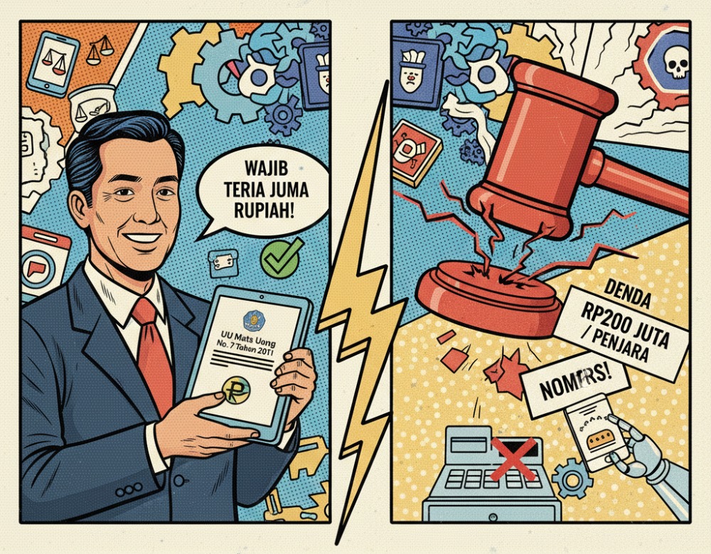 Ilustrasi Pelanggaran Regulasi dan Risiko Bisnis (Gemini)