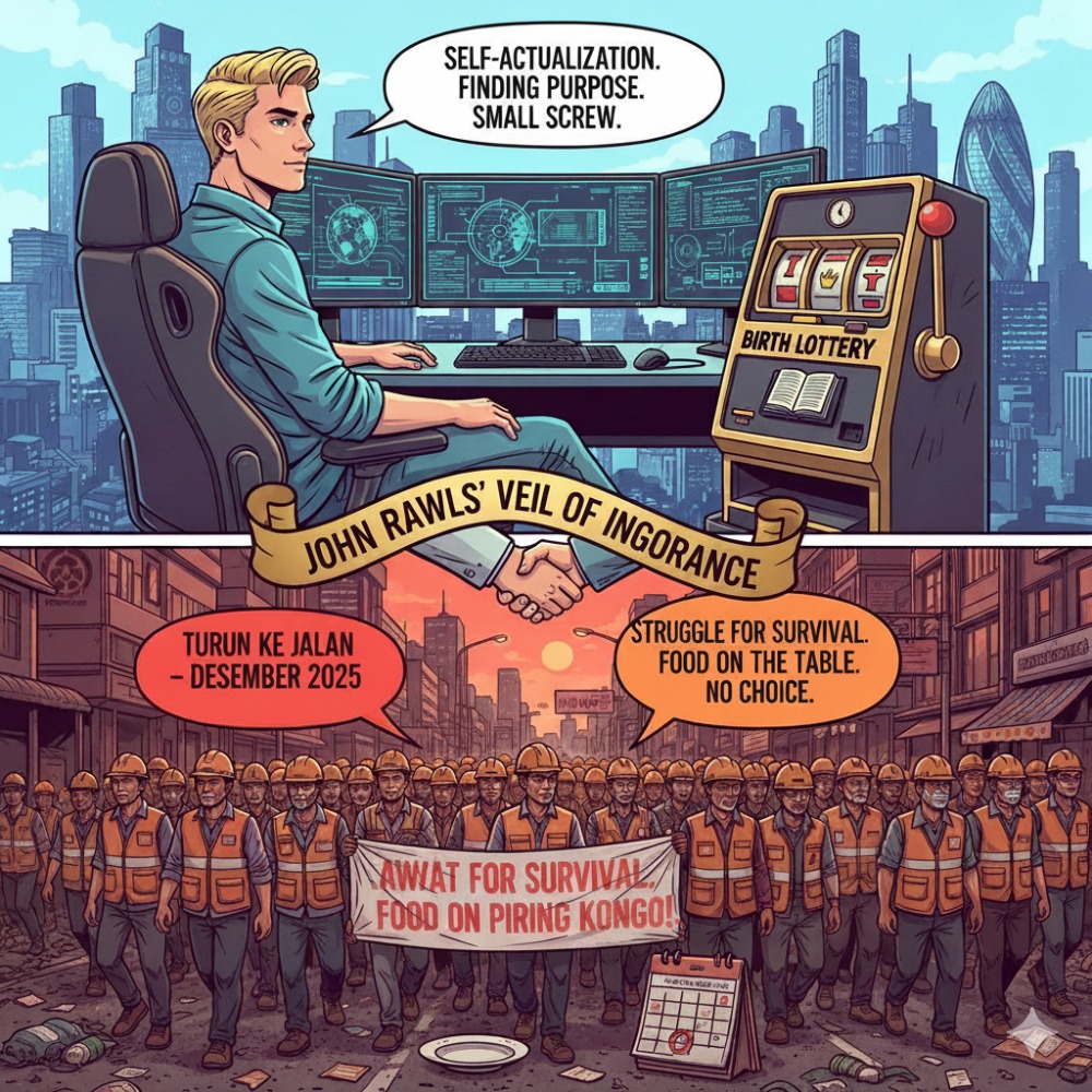 Ilustrasi nasib yang berbeda (Gemini)