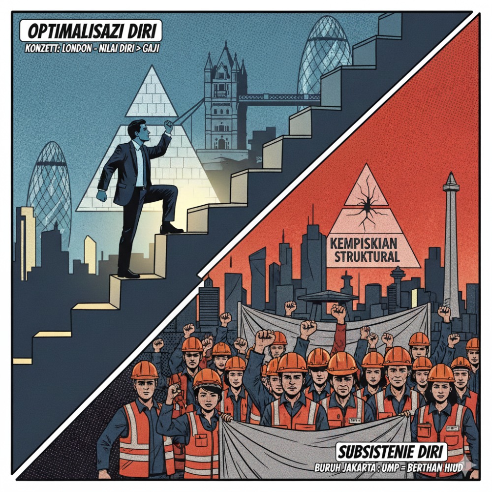 Ilustrasi Optimali diri dan Subsistensi Diri (Gemini)