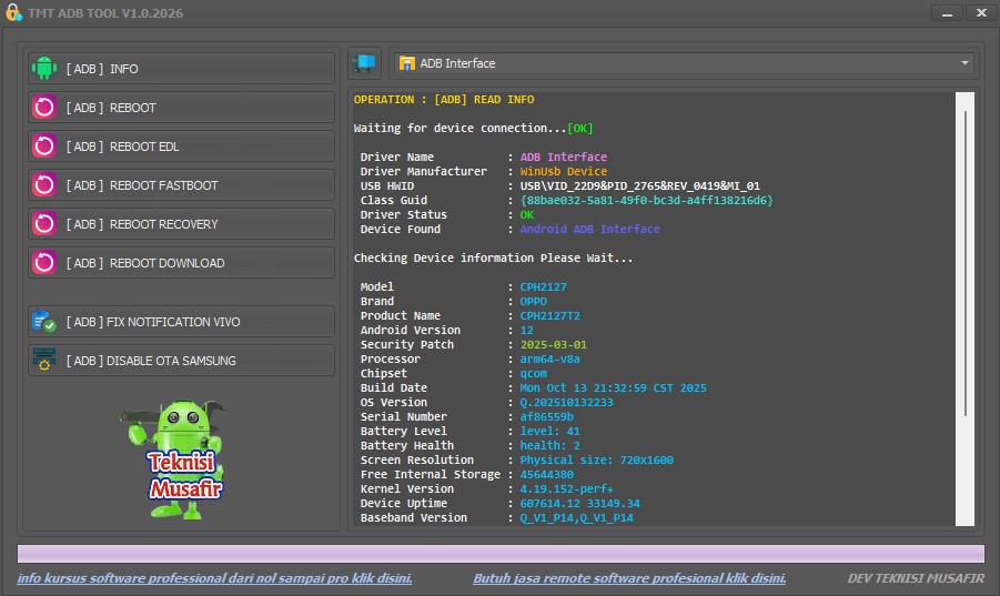 Teknisi Musafir Official