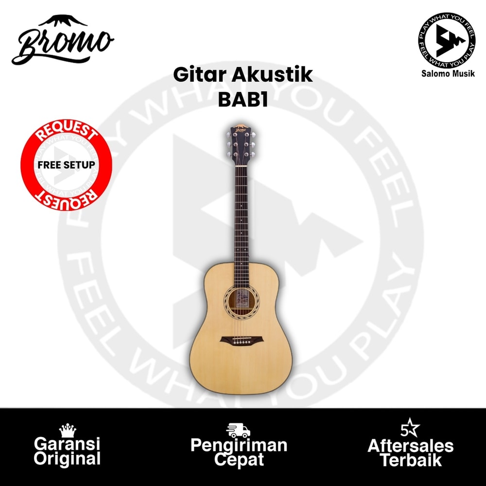 Gitar Akustik Bromo BAB1 Dreadnought