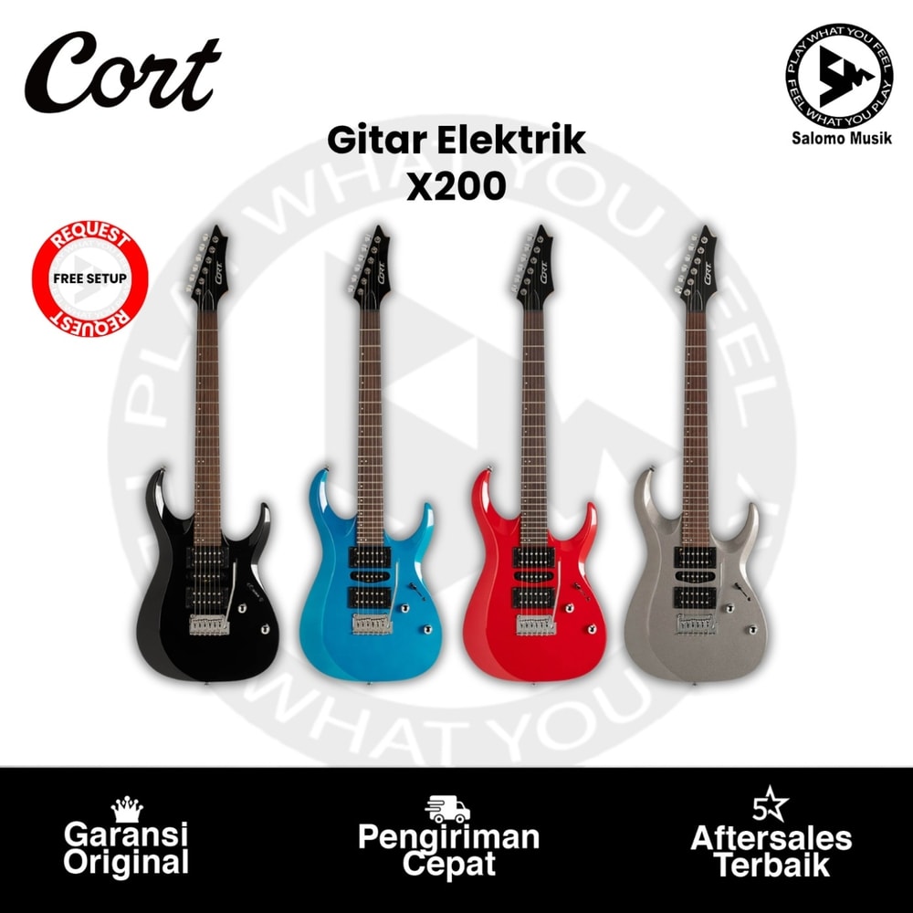 Gitar Elektrik Cort X200 Varian Warna
