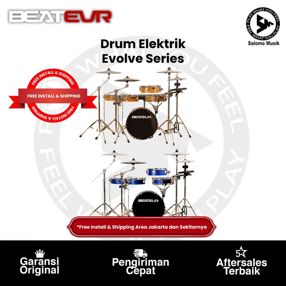 Drum Elektrik BEATEVR Evolve Series Varian Warna