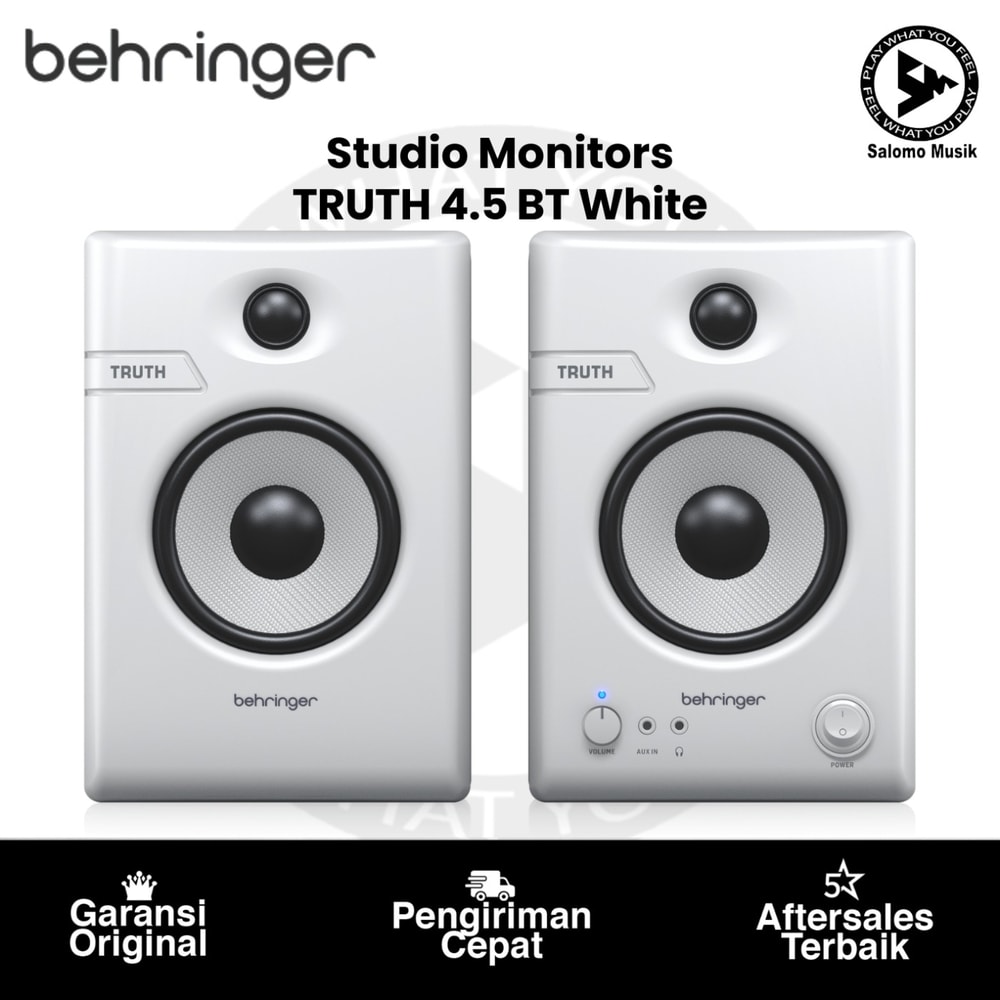 Speaker Studio Monitors Behringer TRUTH 4.5 BT Bluetooth White